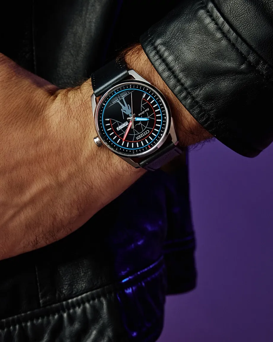 Duel 2.0 Black Dial Leather Strap AW0160-09W | CITIZEN